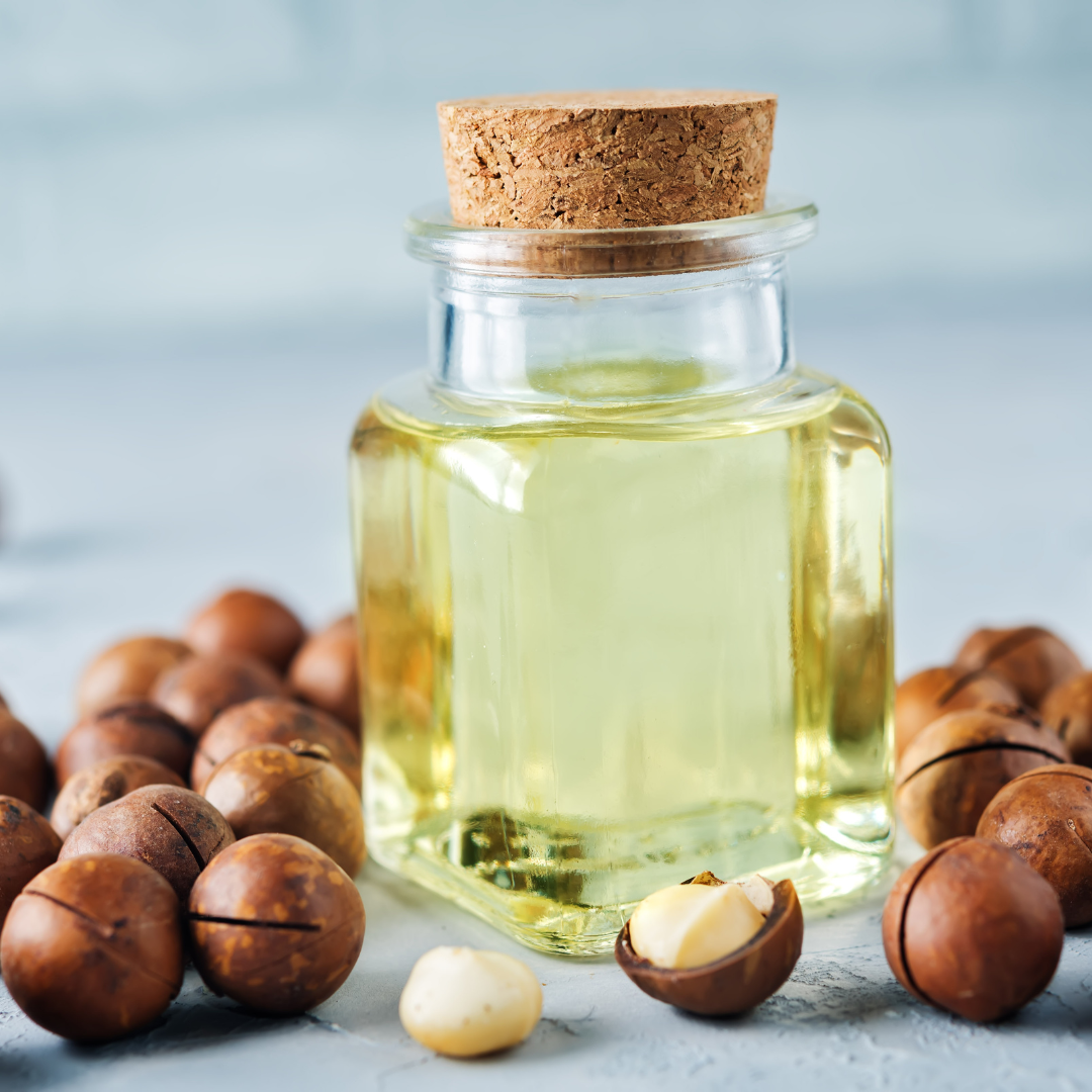 שמן אגוז מקדמיה אורגני בכבישה קרה Macadamia Oil